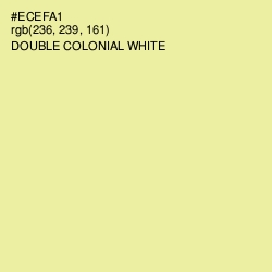 #ECEFA1 - Double Colonial White Color Image